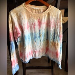 Ultra Soft Tie-Dye Cropped Tie-Dye